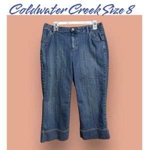 ✅ 3/$20 Sale - Coldwater Creek cropped jeans - Women's size 8